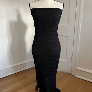 Black Strapless Dress